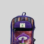 Purple Mushroom Hemp Backpack