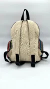 Hippie Mushroom Print Hemp Backpack
