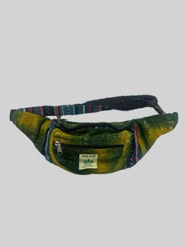 Eco-Friendly Tie Dye Hemp Money Belt