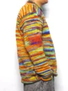 Unisex Rainbow Stripe Woolen Sweater - Image 2