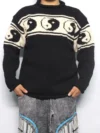 Premium Handknit Yin Yang Woolen Sweater
