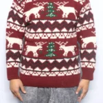 Nordic Reindeer Woolen Sweater