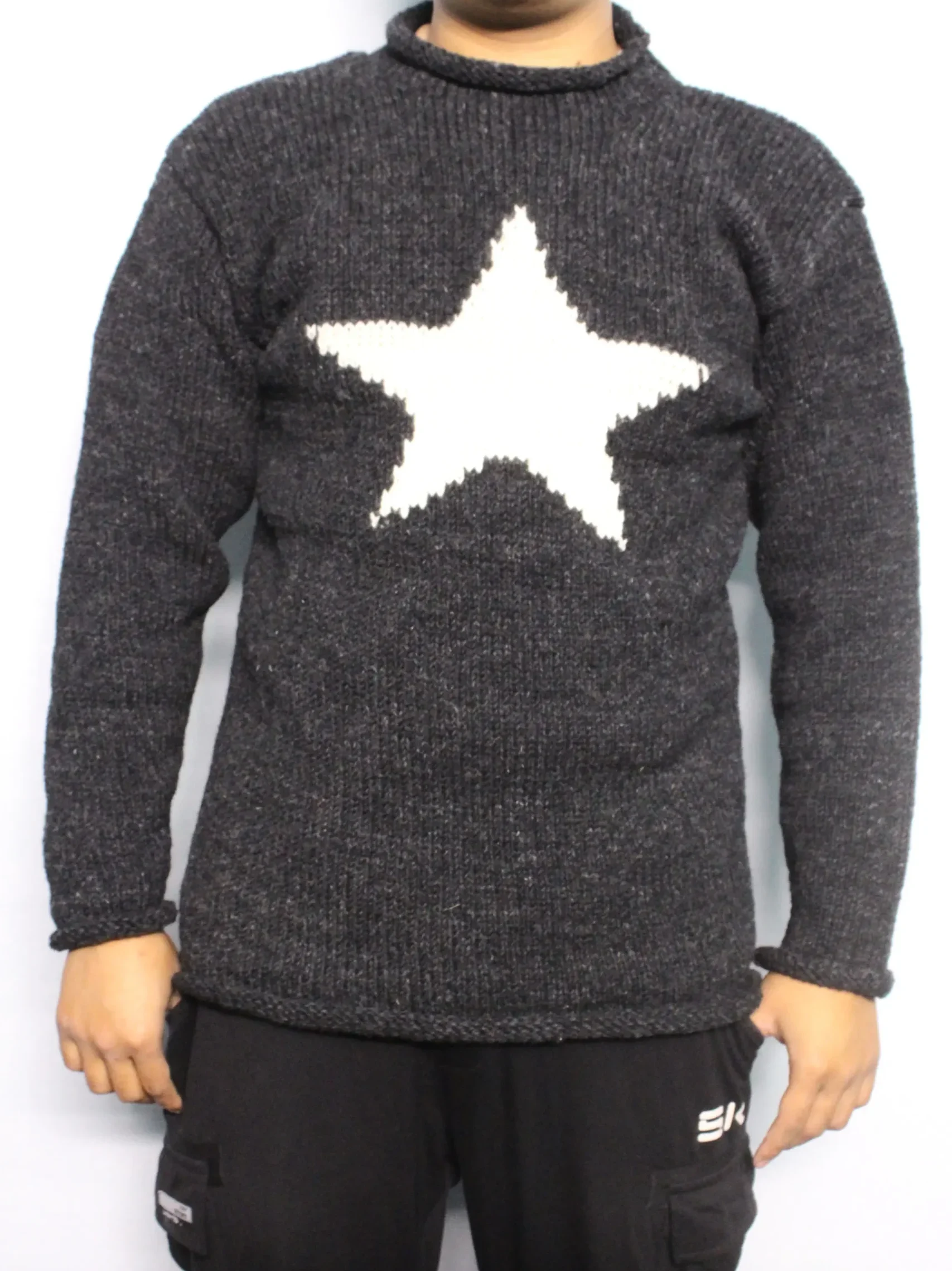 Winter Chunky Star Woolen Sweater Winter Chunky Star Woolen Sweater