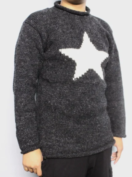 Winter Chunky Star Woolen Sweater