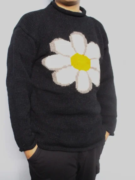 Artisan Handmade Floral Woolen Sweater
