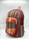 Mushroom Embroidery Hemp Backpack
