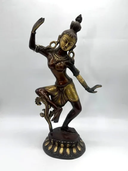 Hindu Goddess Parvati Dancing Statue