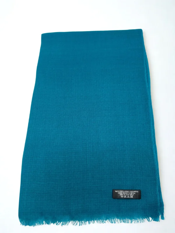 Ocean Teal Shaded Pashmina Stole