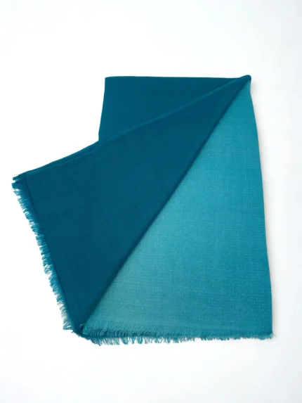 Ocean Teal Shaded Pashmina Stole