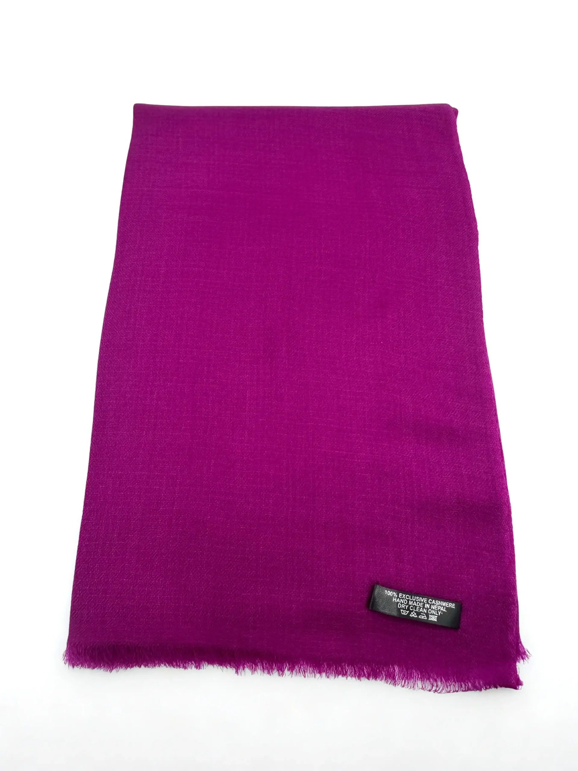 Handmade Magenta Pashmina Stole Handmade Magenta Pashmina Stole