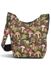 Enchanted Mushroom Print Shoulder Bag
