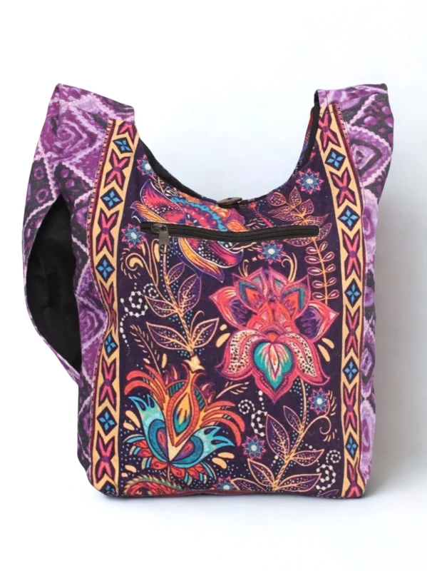 Bohemian Floral Printed Hobo Bag