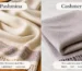 Pashmina vs cashmere shawls showing differences in texture and appearance